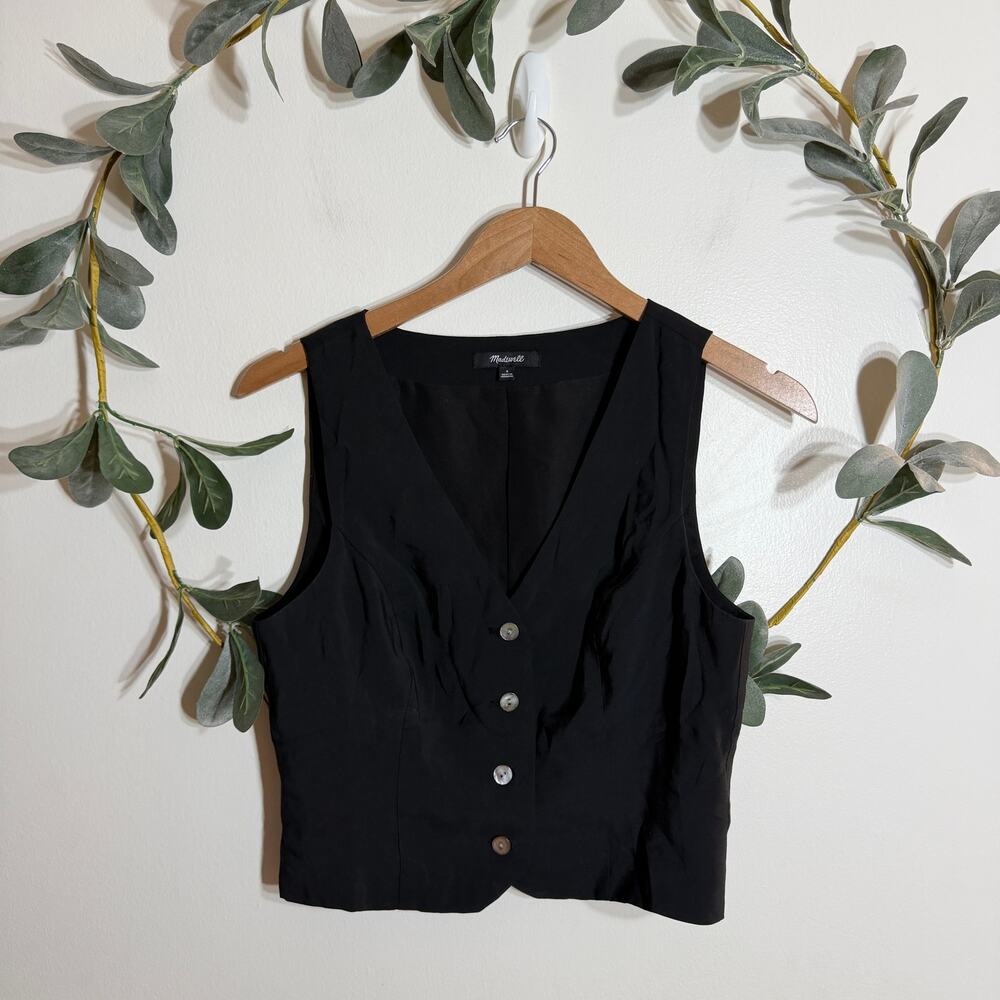 Madewell Black Vest